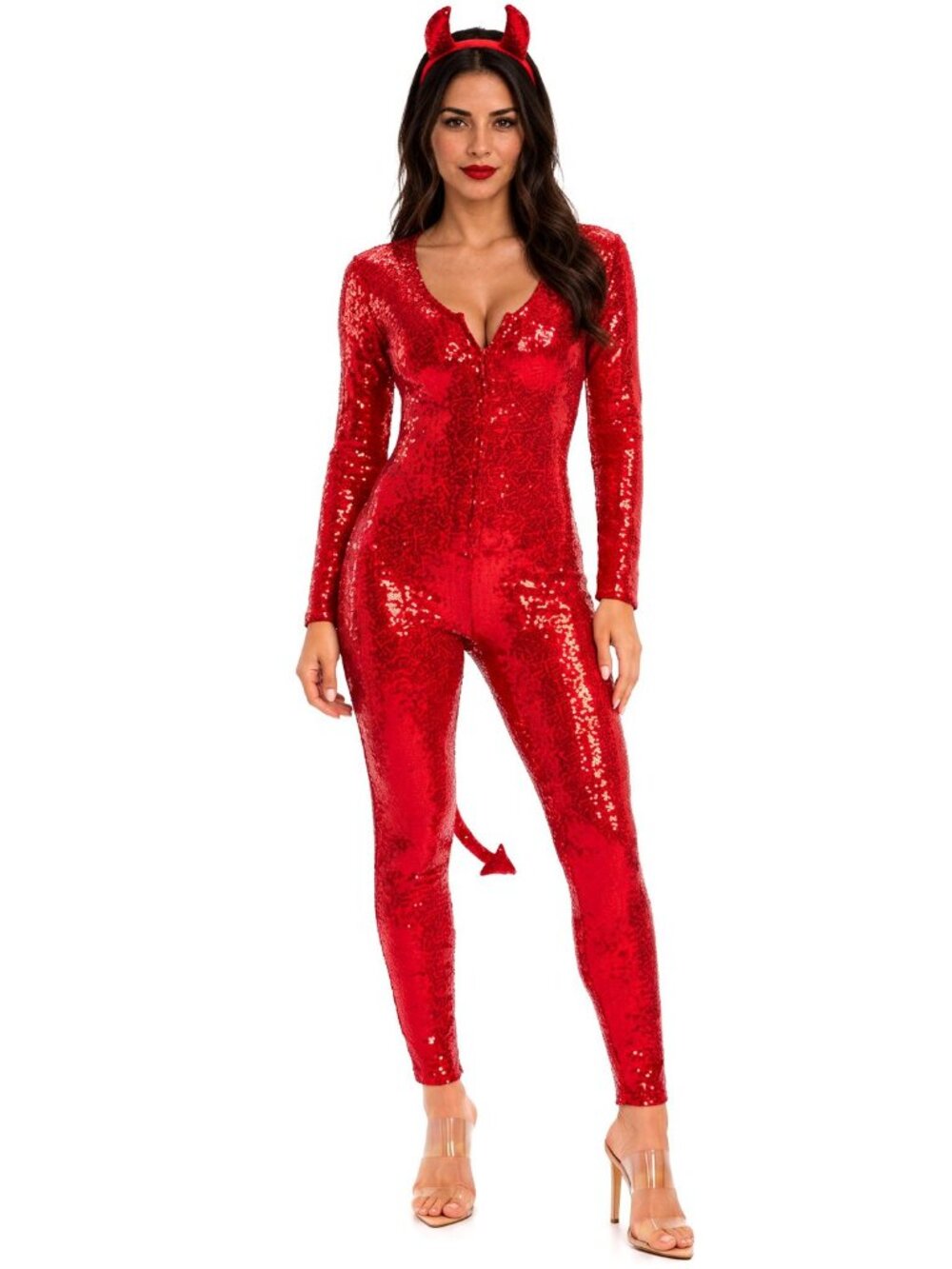 Tipsy Elves Devil Costume Jumpsuit S NWT